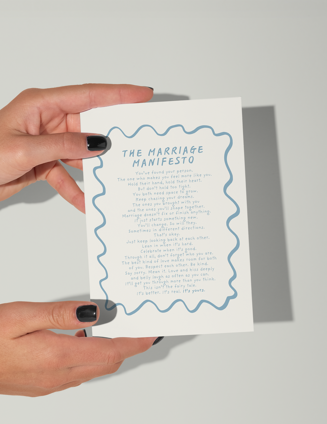 Marriage Manifesto Print (Unframed)