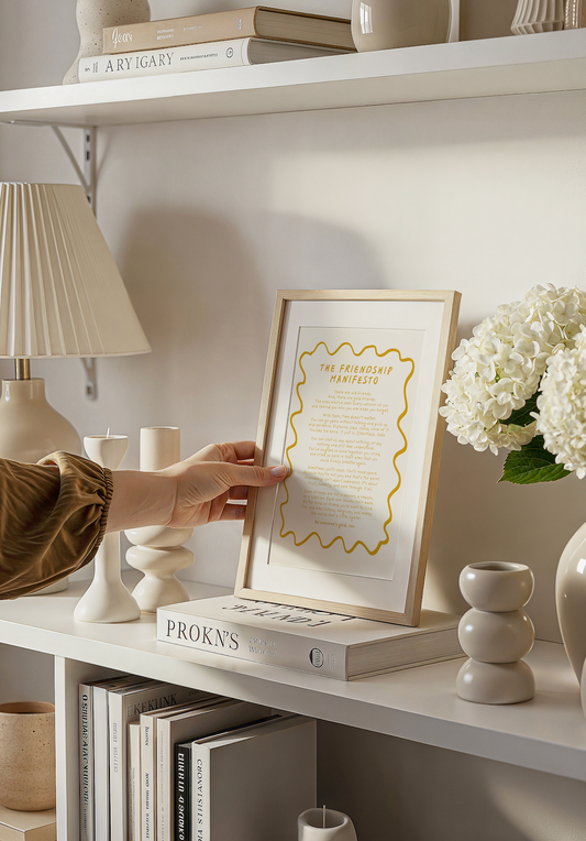 The Friendship Manifesto Print (Unframed)