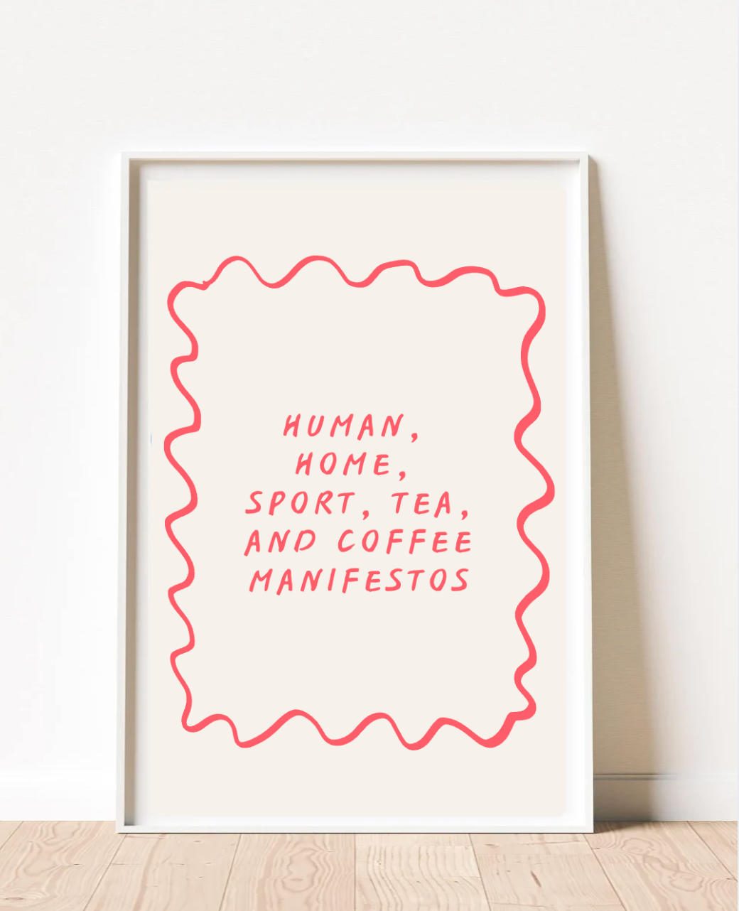 Human, home, sport, tea and coffee manifestos