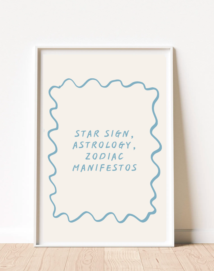 Star sign, astrology, zodiac manifestos