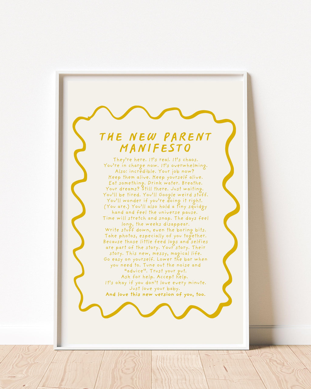 New Parent Manifesto giclée print