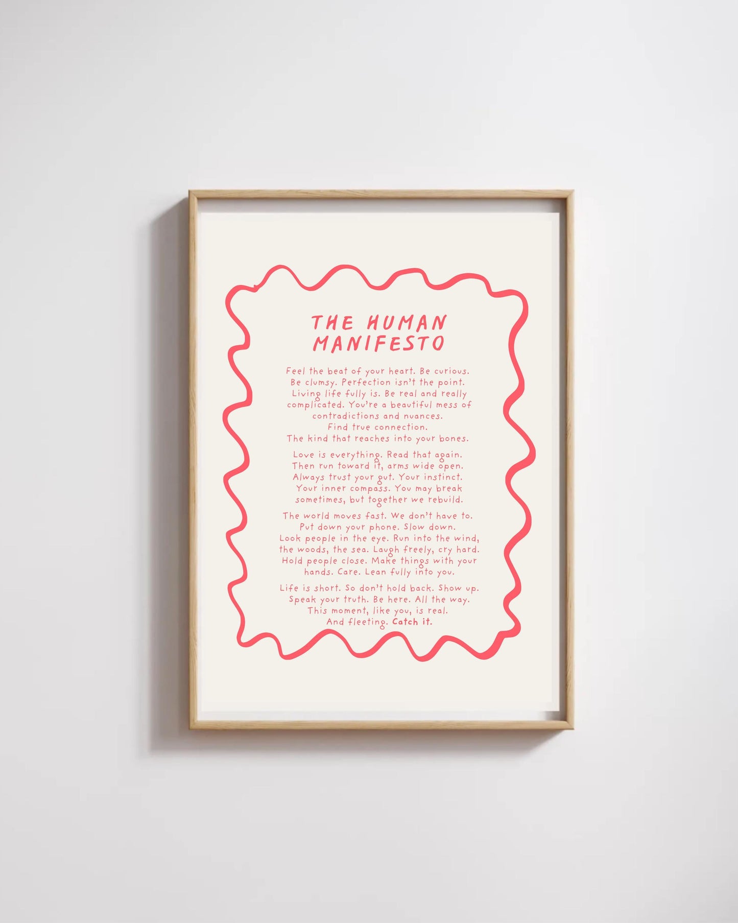 The Human Manifesto unframed print