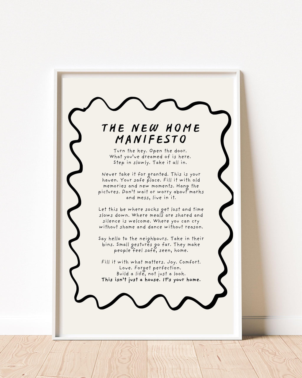 New Home Manifesto giclée print