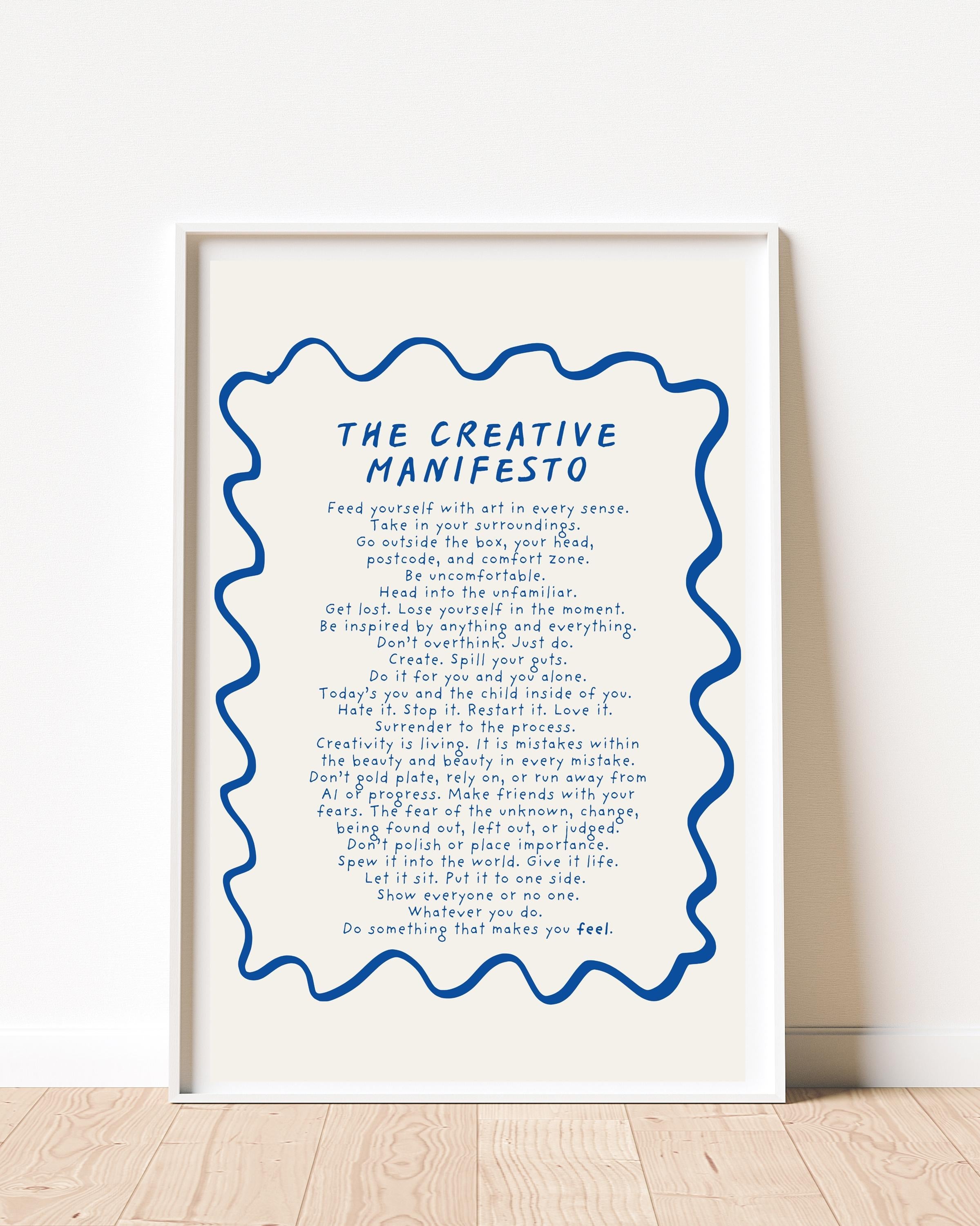 Creative Manifesto giclée print
