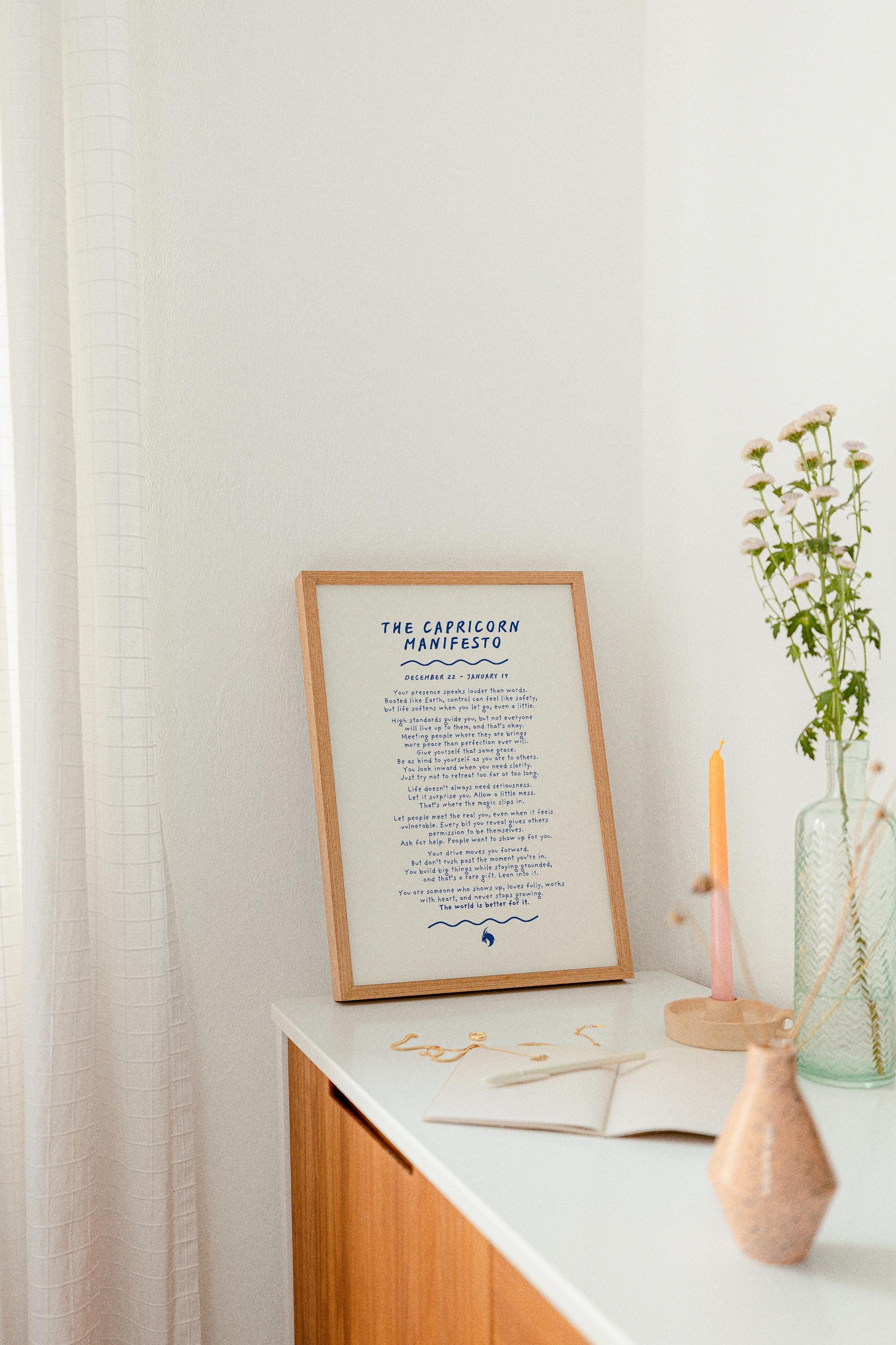 The Capricorn Manifesto Art Print (Unframed)