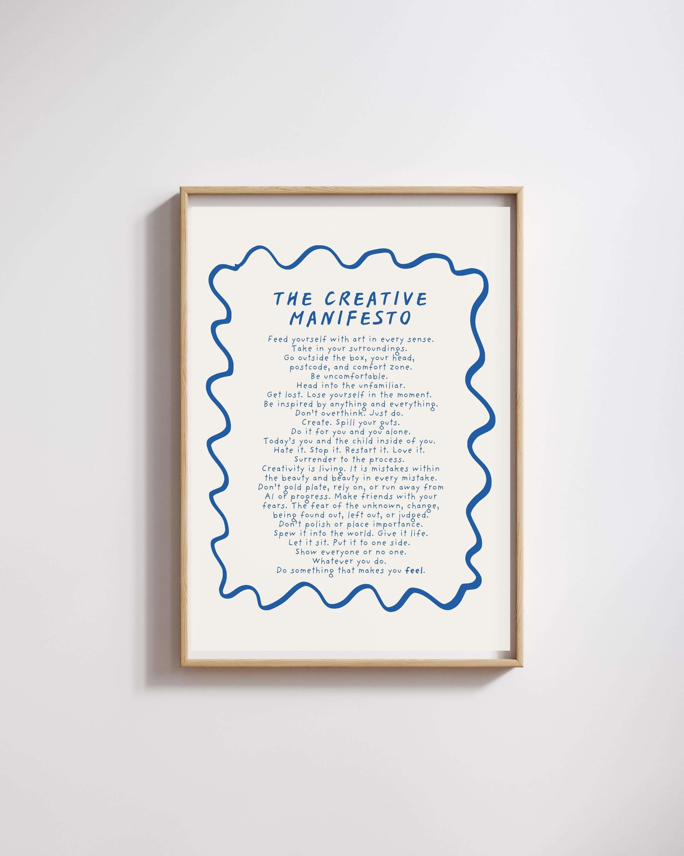 Creative Manifesto giclée print