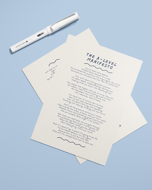 The A-Level Manifesto