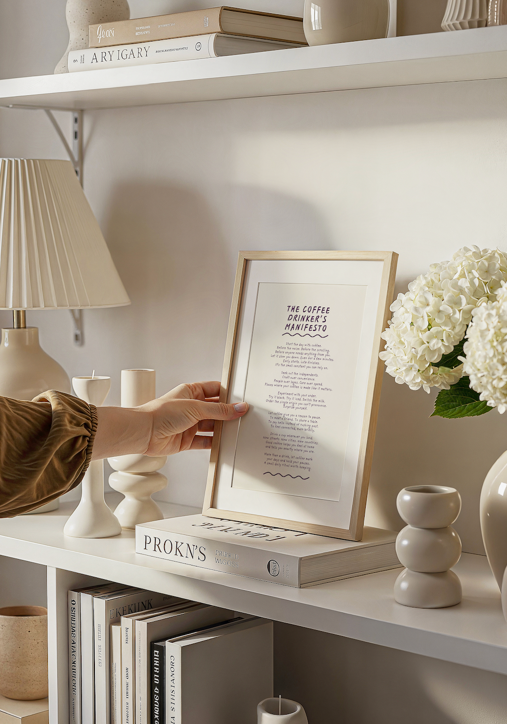 The Coffee Drinker's Manifesto Print (unframed)