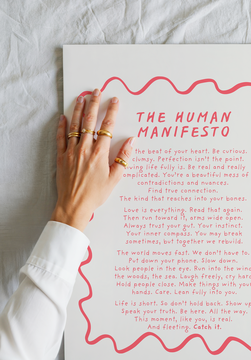 The Human Manifesto unframed print