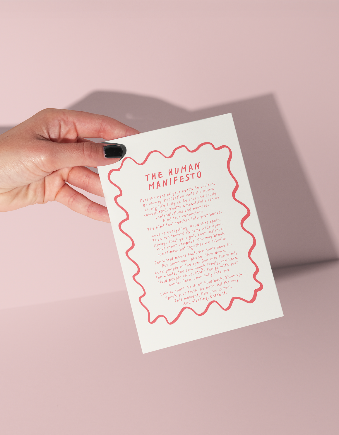 The Human Manifesto unframed print
