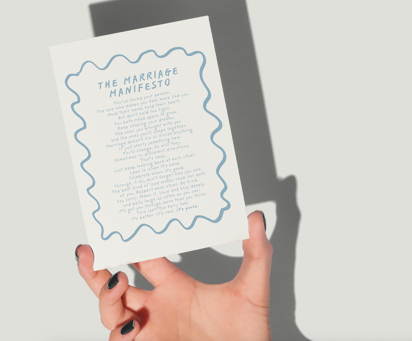 Marriage Manifesto Print (Unframed)