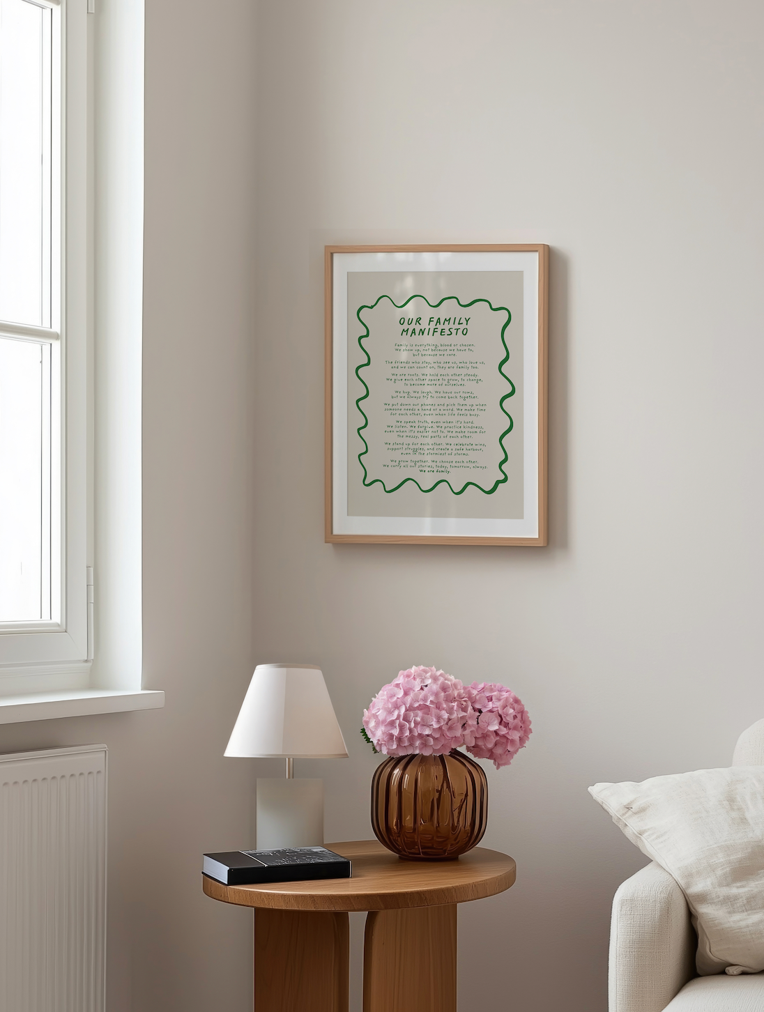 Our Family Manifesto print (unframed)