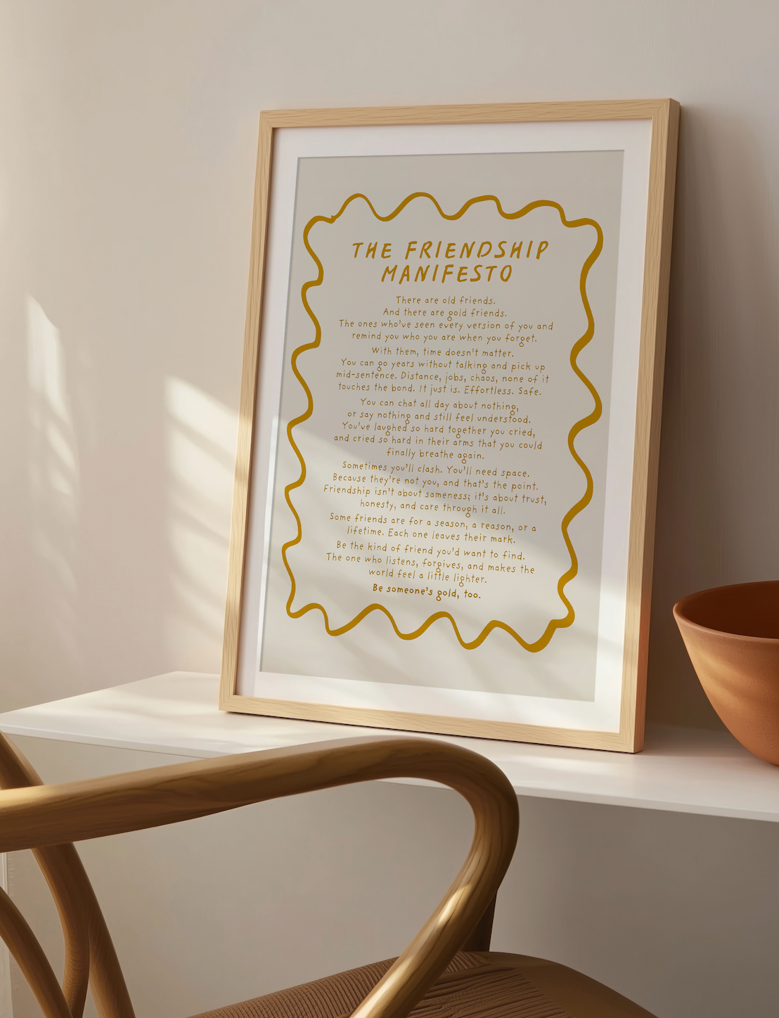 The Friendship Manifesto Print (Unframed)