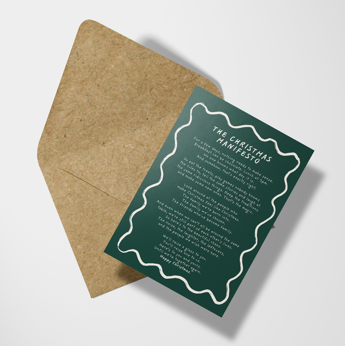 Christmas Manifesto Card