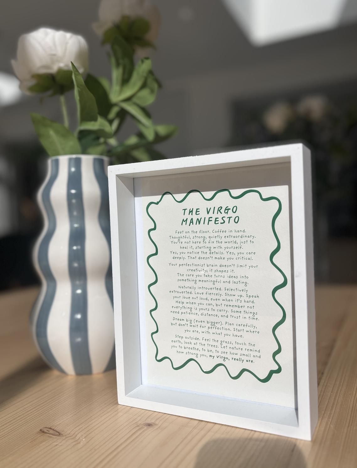 Virgo Manifesto giclée print (unframed)