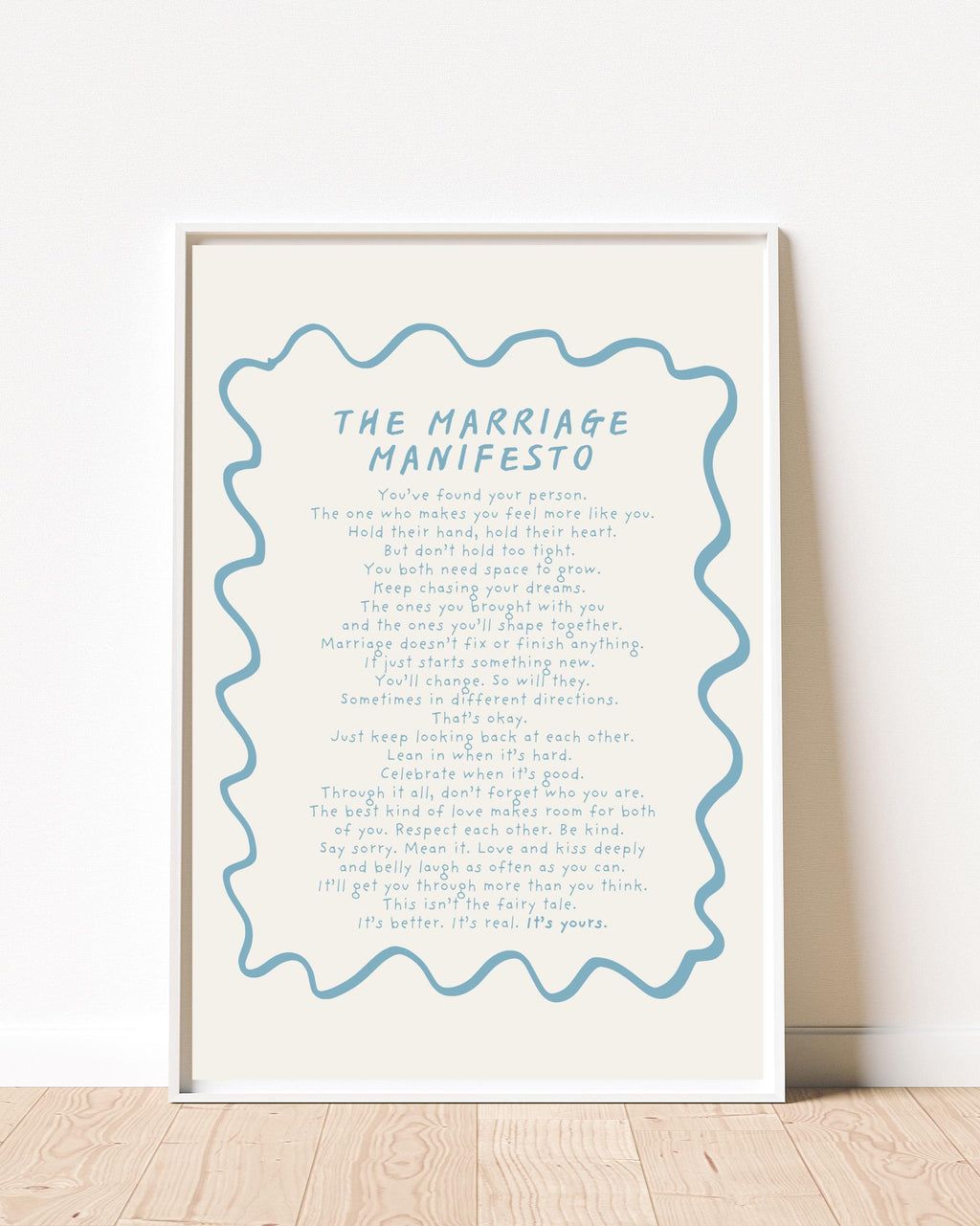 Marriage Manifesto giclée print