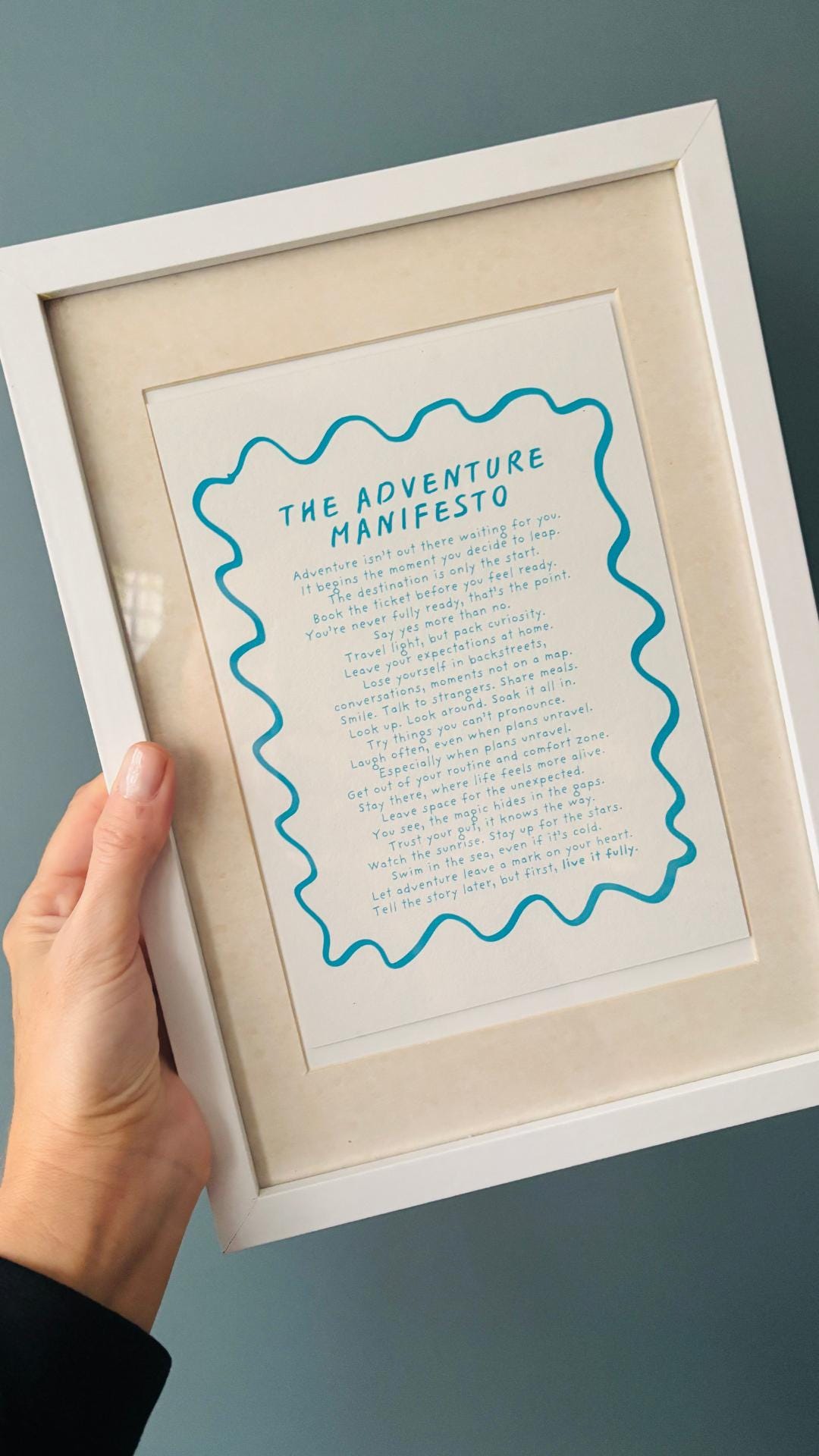 The Adventure Manifesto giclée print